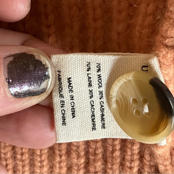 Ulla Johnson Tillie Oversized Cardigan Sedona Orange Size‎ Large - Picture 7 of 9